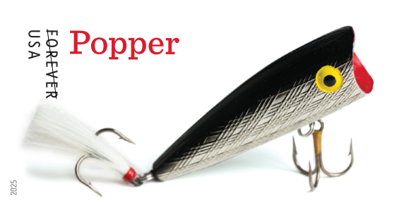 2025 Freshwater Fishing Lures Stamps 100 pcs | Forever Stamps US Postage Stamps