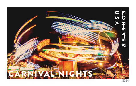 2024 Carnival Nights Stamps | Forever Stamps US Postage Stamps