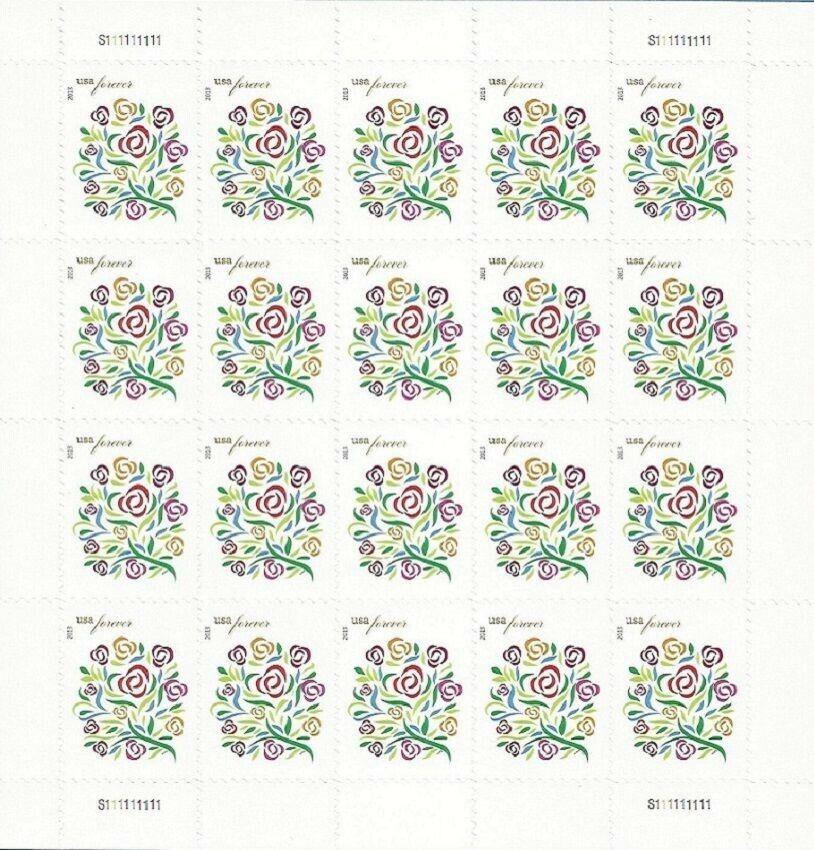 2014 Where Dreams Bloom Stamps 100 PCS | Forever Stamps US Postage Stamps