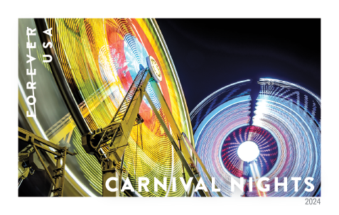 2024 Carnival Nights Stamps | Forever Stamps US Postage Stamps