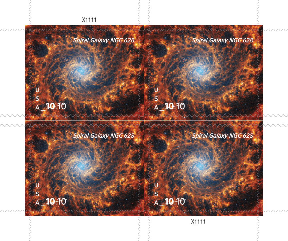 2025 Spiral Galaxy Stamps | Forever Stamps US Postage Stamps