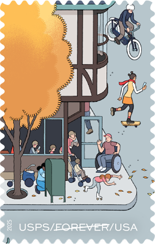 2025. 250 Years of Delivering Stamps 100 pcs | Forever Stamps US Postage Stamps