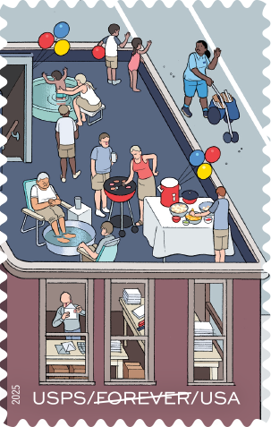 2025. 250 Years of Delivering Stamps 100 pcs | Forever Stamps US Postage Stamps