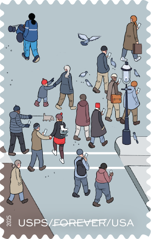 2025. 250 Years of Delivering Stamps 100 pcs | Forever Stamps US Postage Stamps