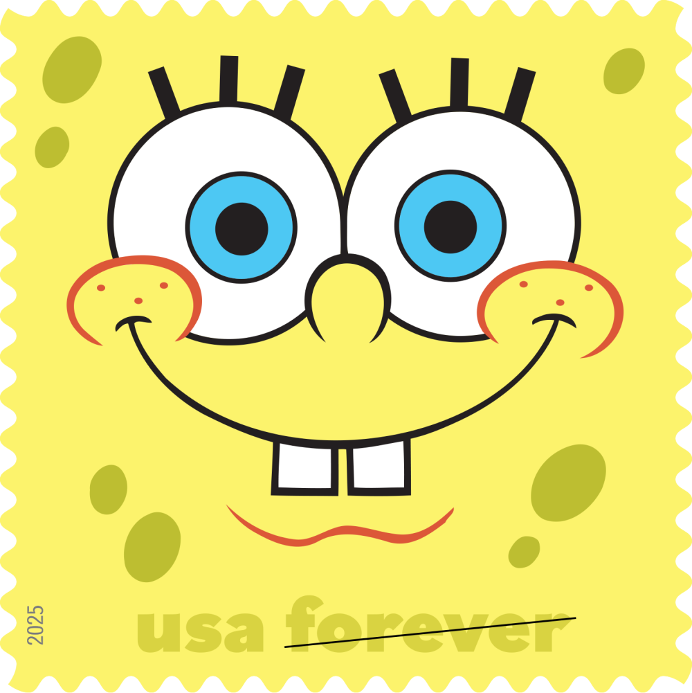 2025 SpongeBob Squarepants Stamps 80 pcs | Forever Stamps US Postage Stamps