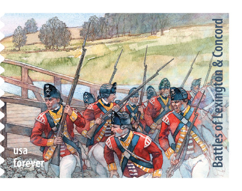 2025 Battlefields of the American Revolution Stamps | Forever Stamps US Postage Stamps