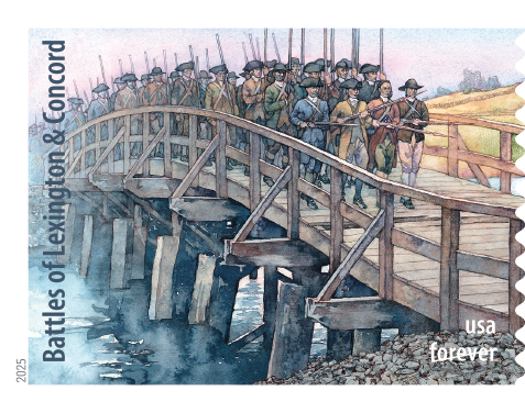 2025 Battlefields of the American Revolution Stamps | Forever Stamps US Postage Stamps