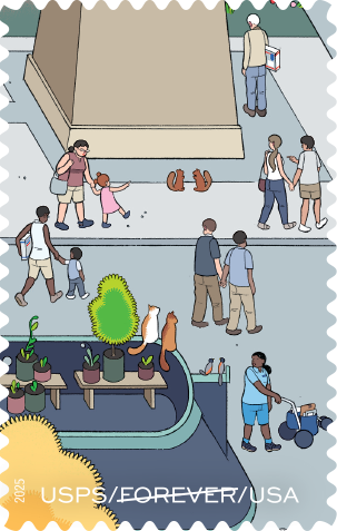 2025. 250 Years of Delivering Stamps 100 pcs | Forever Stamps US Postage Stamps