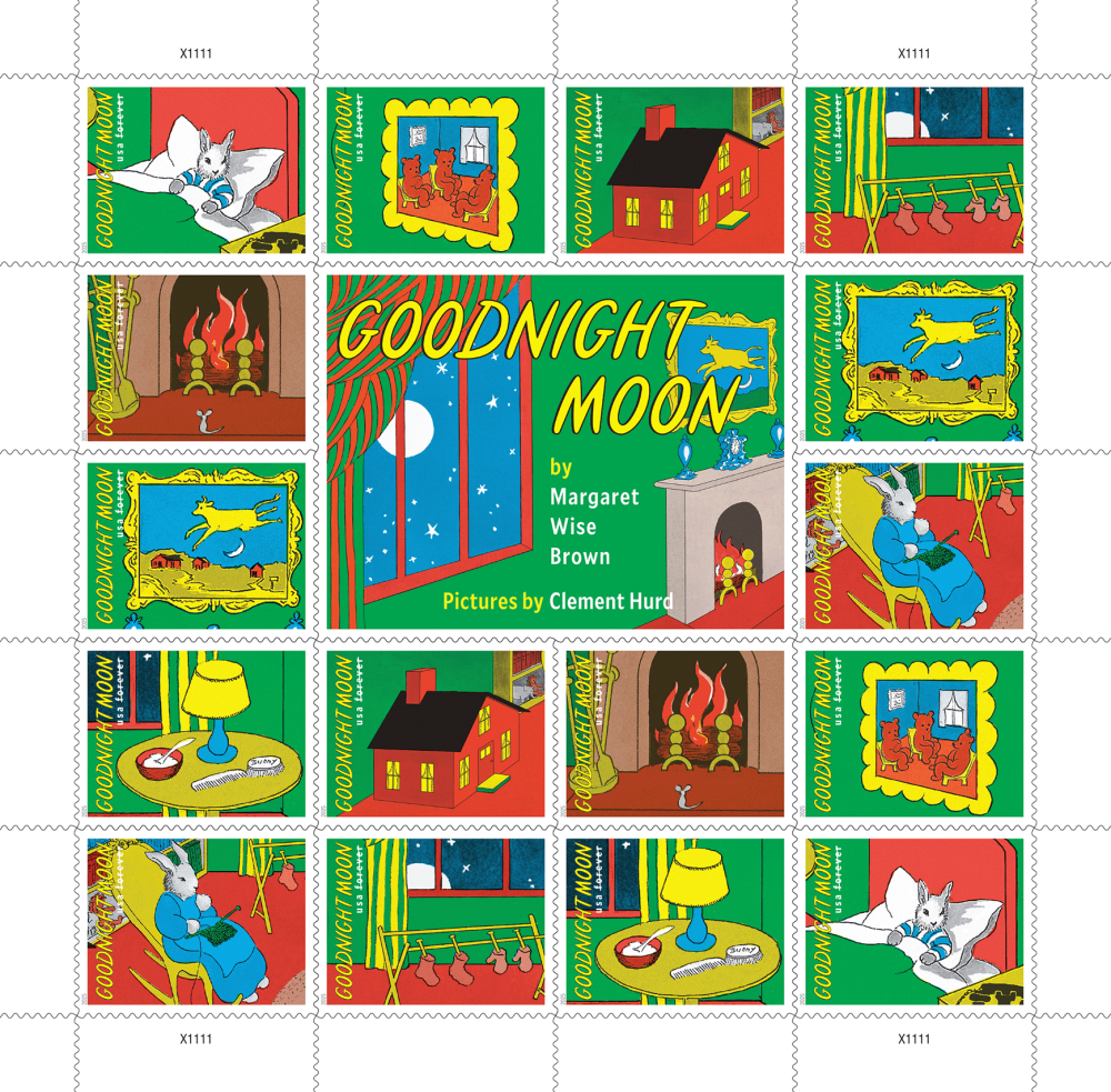 2025 Goodnight Moon Stamps 80 pcs | Forever Stamps US Postage Stamps