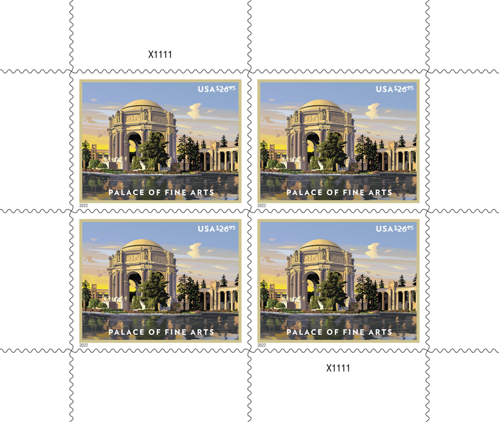 2022 Palace of Fine Arts Stamps | Forever Stamps US Postage Stamps